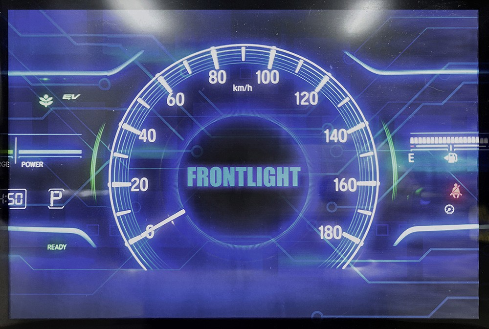 フロントライト導光板明所 