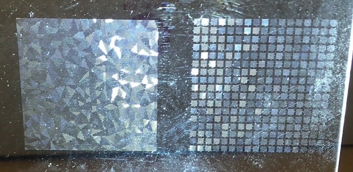 遮光導光板点灯